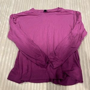 Pink long sleeve shirt